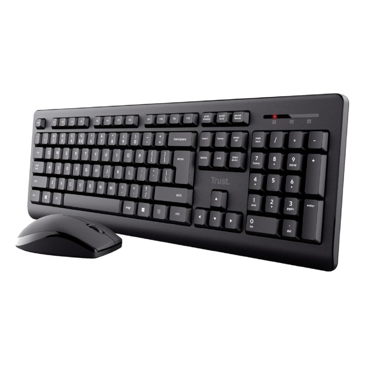 Kit Tastiera e Mouse - Trust Primo - Wireless -...