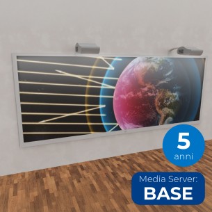 Parete Immersiva Interattiva Doppia - Licenze 5 ANNI e...