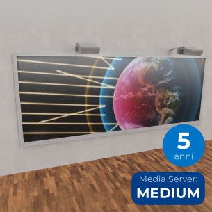 Parete Immersiva Interattiva Doppia - Licenze 5 ANNI e...