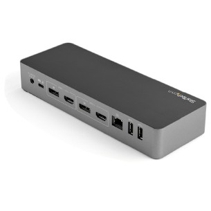 Docking Station USB C e USB A - Doppio Display Port 4K e HDMI 2