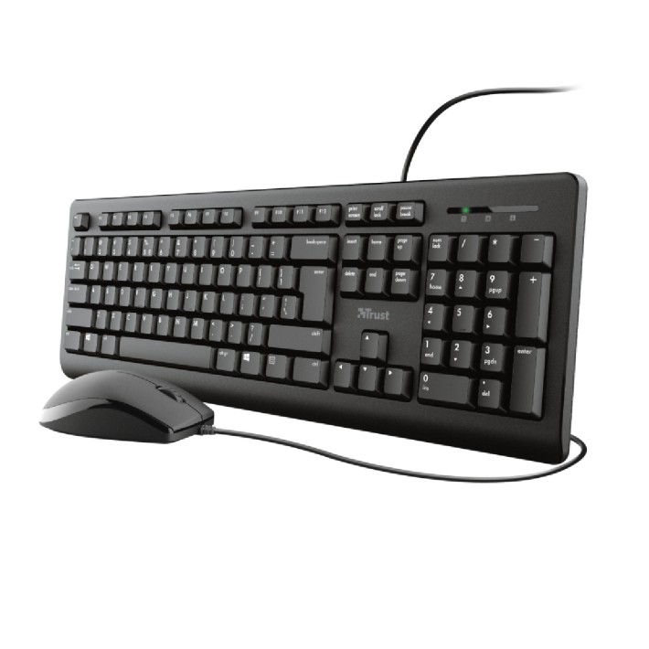 Kit Tastiera IT e Mouse - Trust Primo - Silent...