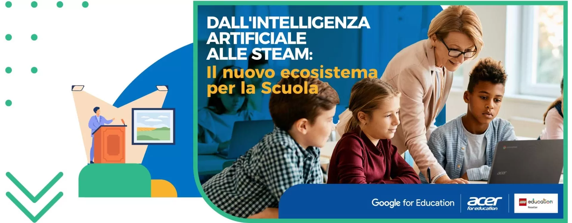 DALL’INTELLIGENZA ARTIFICIALE ALLE STEAM il nuovo ecosistema per la Scuola
