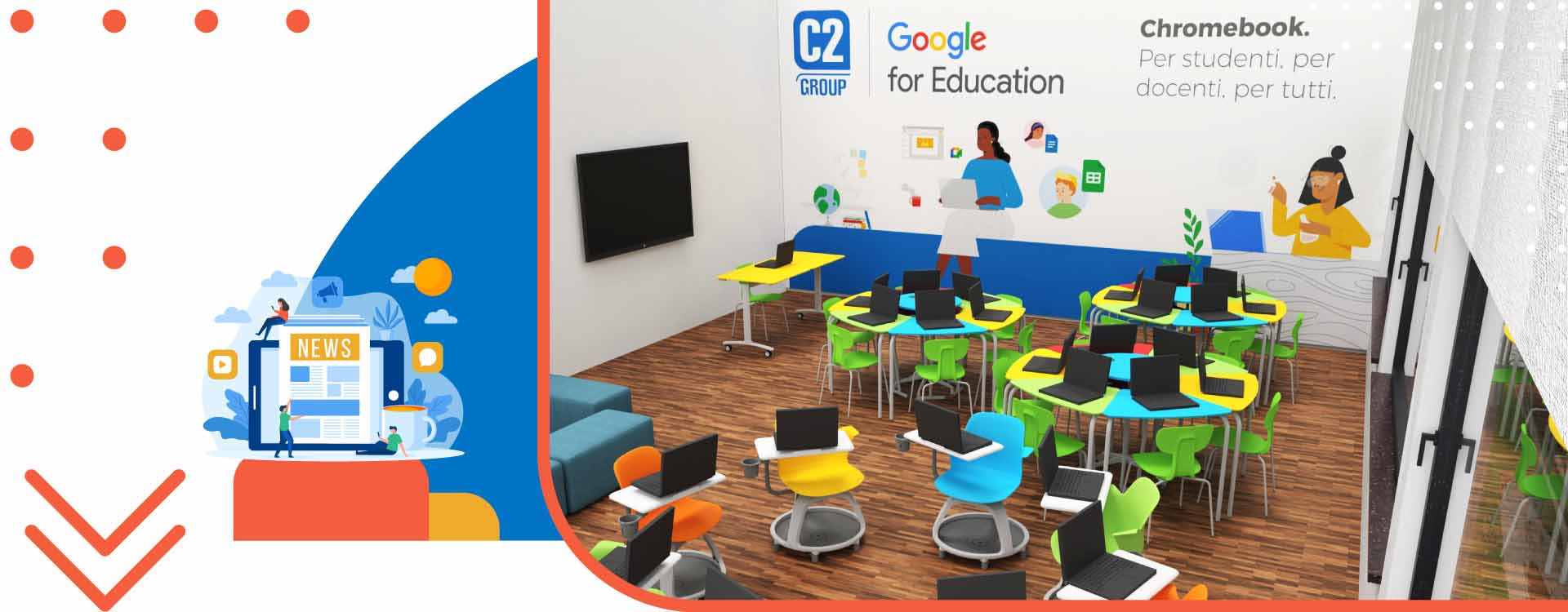 Progetto 100 Classi 4.0 di C2 Group: Innovazione Digitale per le Scuole Italiane