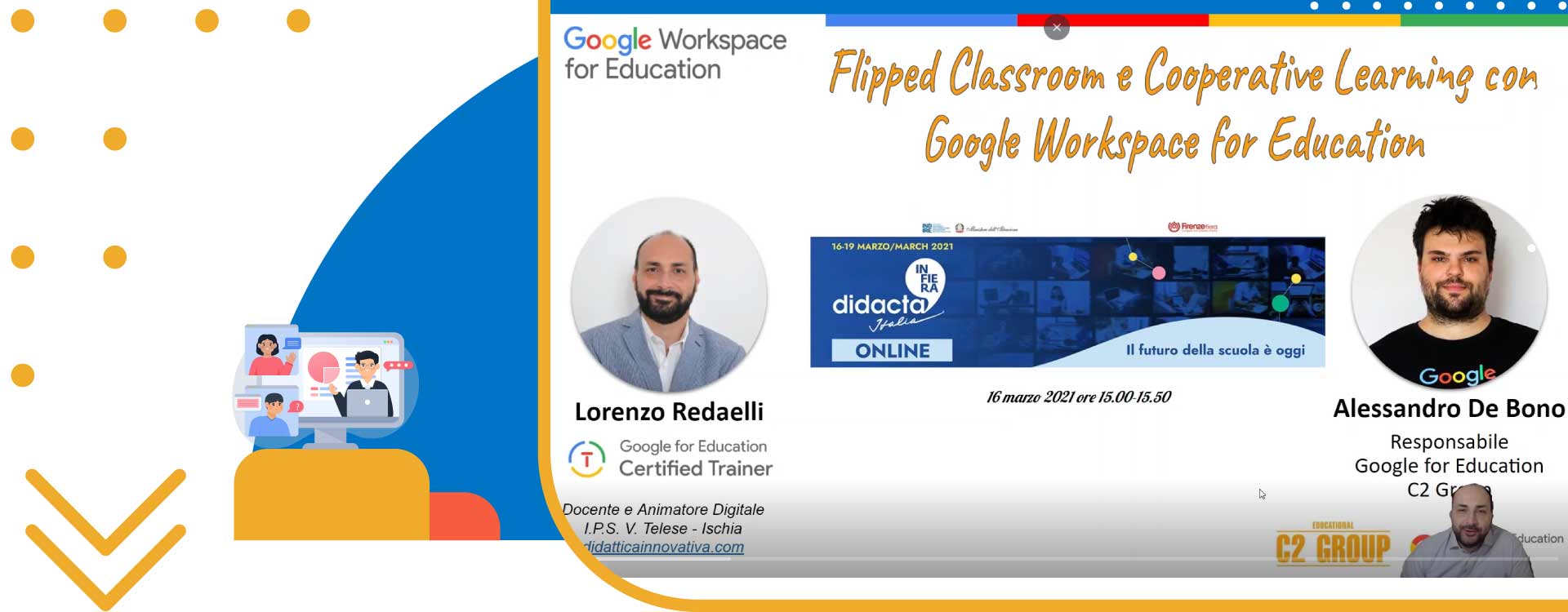 Webinar – Flipped Classroom e cooperative learning con Google Workspace for Education