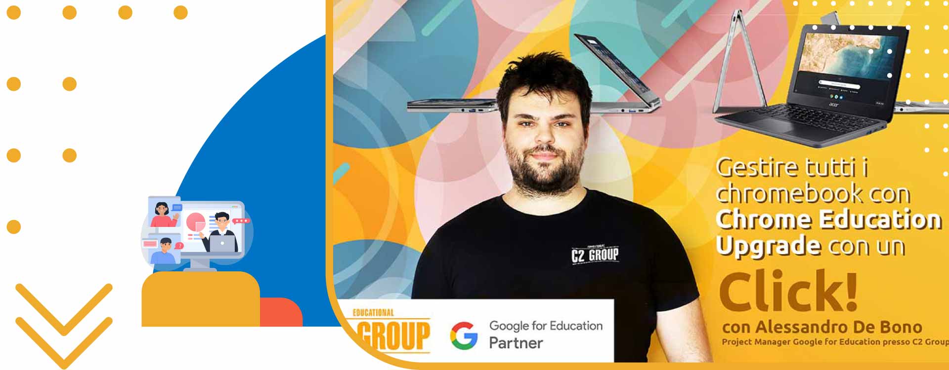 Webinar: Gestione Completa dei Chromebook con Chrome Education Upgrade