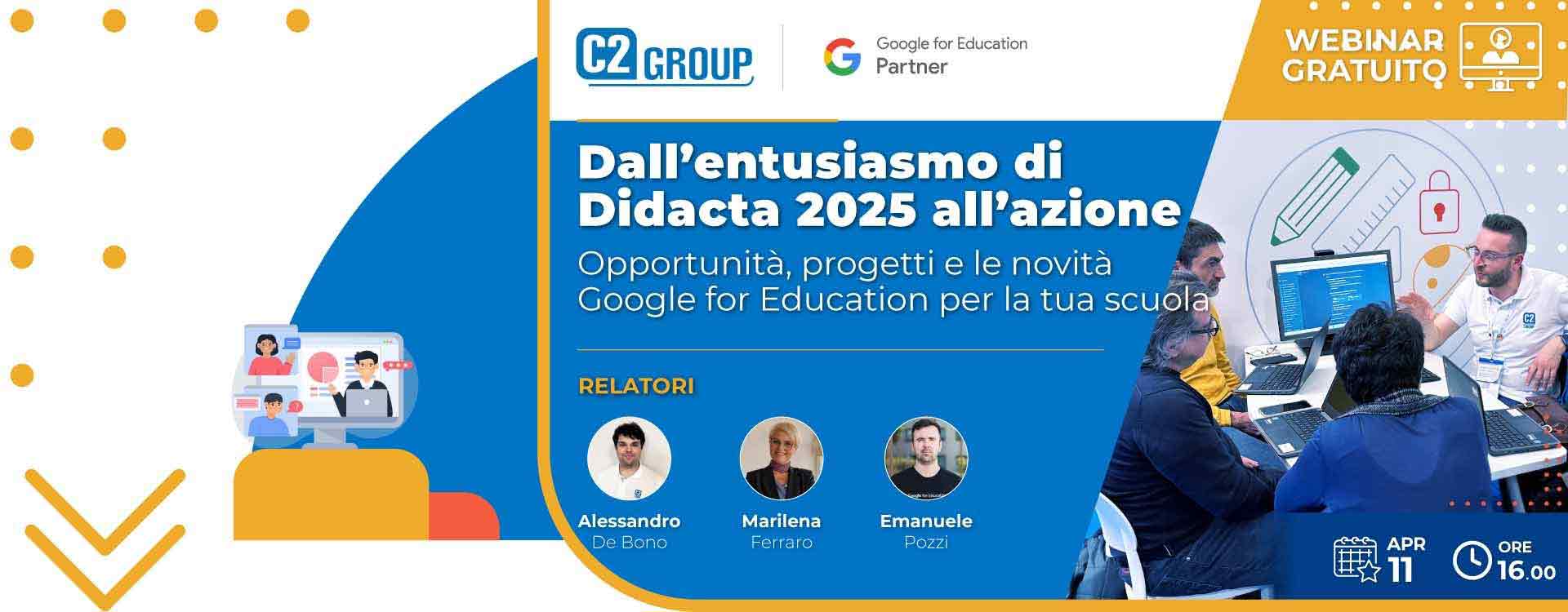 Dal fermento di Didacta 2025 all’azione concreta: scopri le novità Google for Education in...