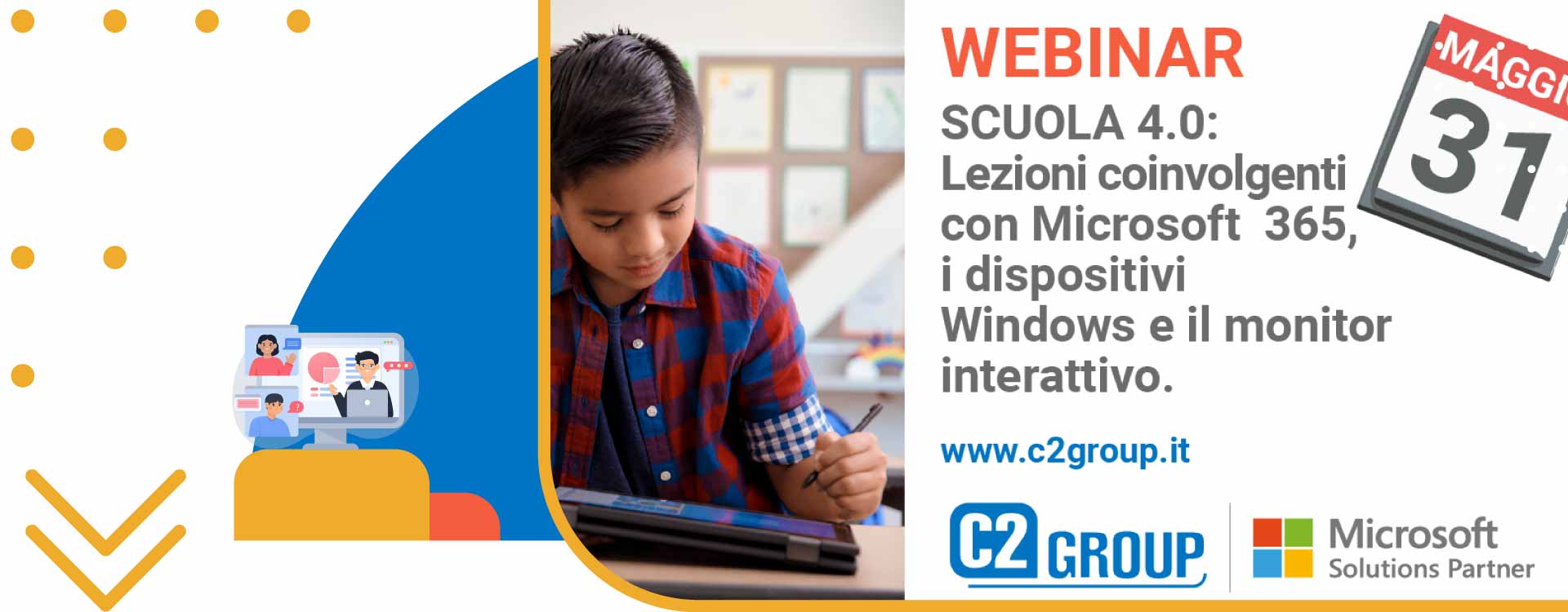 SCUOLA 4.0: Lezioni coinvolgenti con Microsoft 365, i dispositivi Windows e il monitor...